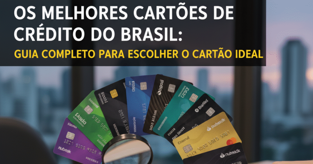 melhores cartões de crédito Brasil
